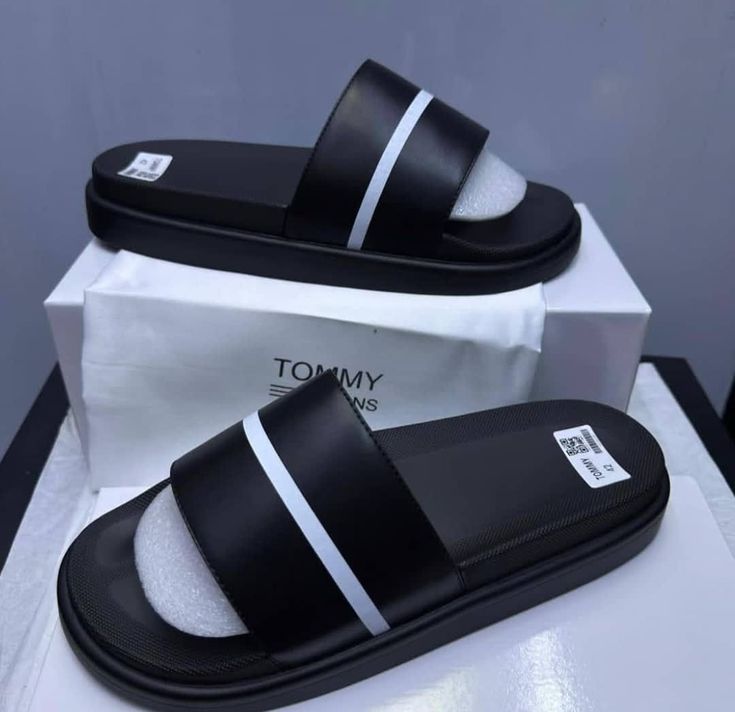 Black Stripe Slide